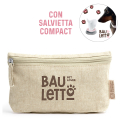 eco-friendly cotton clutch bag with hotel animal reception kit